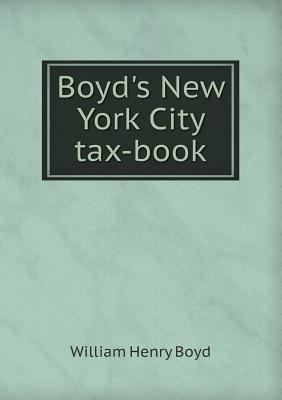 Boyd's New York City Tax-Book 5518493347 Book Cover