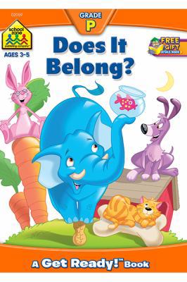 School Zone - Does It Belong? Workbook - 32 Pag... 0938256599 Book Cover