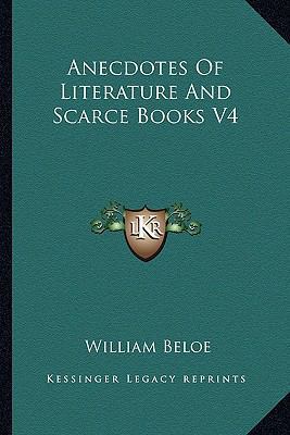 Anecdotes Of Literature And Scarce Books V4 1162977205 Book Cover