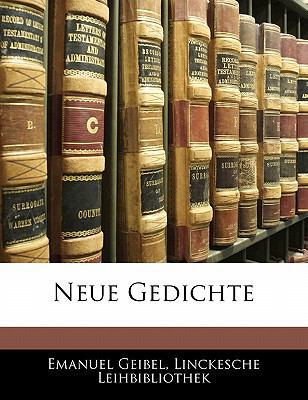 Neue Gedichte [German] 1142743721 Book Cover