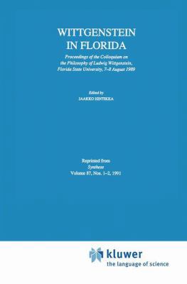 Wittgenstein in Florida: Proceedings of the Col... 9401055734 Book Cover