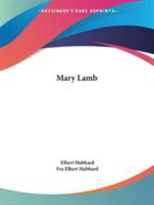 Mary Lamb 142534318X Book Cover