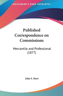 Published Correspondence on Commissions: Mercan... 1161813977 Book Cover