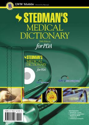 Stedman's Medical Dictionary for the Health Pro... 0781797101 Book Cover