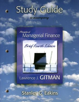 Study Guide for Principles of Managerial Financ... 0321286588 Book Cover