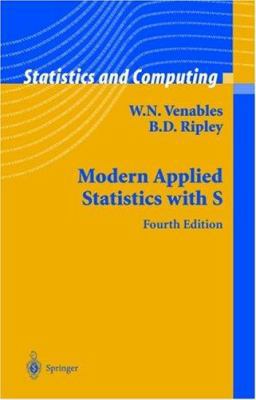 Modern Applied Statistics with S 0387954570 Book Cover