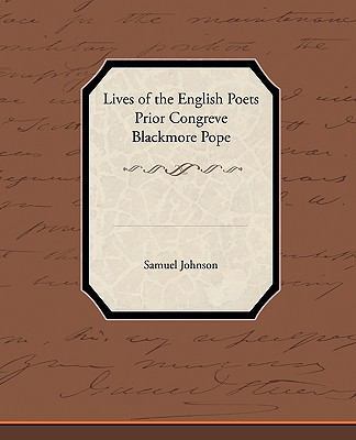 Lives of the English Poets Prior Congreve Black... 1438537425 Book Cover