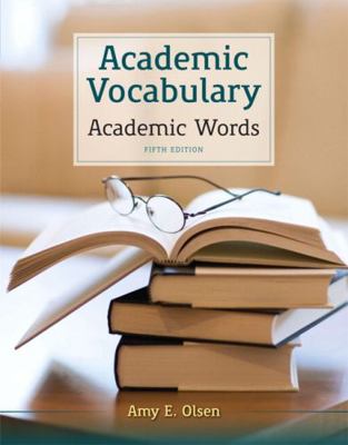 Academic Vocabulary: Academic Words (5th Edition) 0205211852 Book Cover