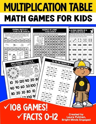 Multiplication Table Games: Math Games for Kids B0CZS5BYQ3 Book Cover