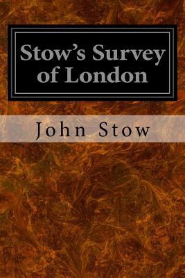 Stow's Survey of London 153332171X Book Cover