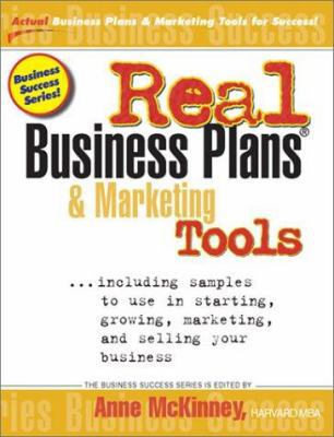 Real Business Plans & Marketing Tools 1885288360 Book Cover