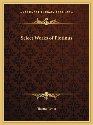Select Works of Plotinus 1169785476 Book Cover