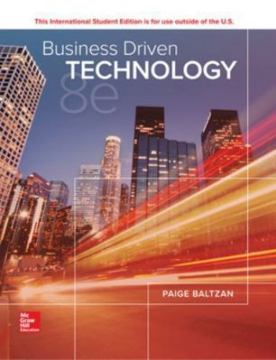 Business Driven Technology 8th edition 1260548104 Book Cover
