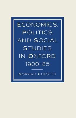 Economics, Politics and Social Studies in Oxfor... 1349085464 Book Cover