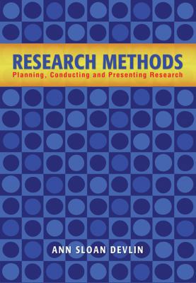 Research Methods: Planning, Conducting, And Pre... 053461714X Book Cover