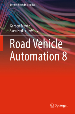 Road Vehicle Automation 8 3030798186 Book Cover