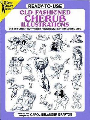 Ready-To-Use Old-Fashioned Cherub Illustrations 0486275817 Book Cover