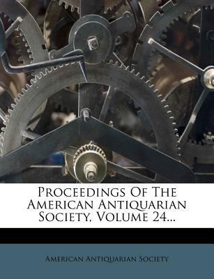 Proceedings of the American Antiquarian Society... 1275709095 Book Cover