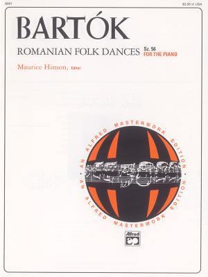 Bartok Romanian Folk Dances: For the Piano 088284864X Book Cover