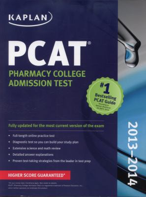 Kaplan PCAT 2013-2014 1609789288 Book Cover