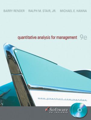 Quantitative Analysis for Management 0131536885 Book Cover
