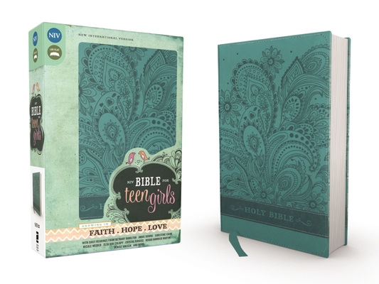 Bible for Teen Girls-NIV: Growing in Faith, Hop... 0310749883 Book Cover