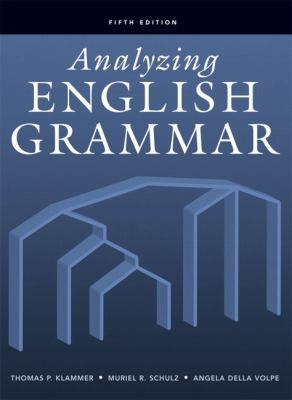 Analyzing English Grammar 0321426185 Book Cover