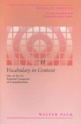 Single Skill: Vocabulary in Context: Reading Le... 0890613494 Book Cover