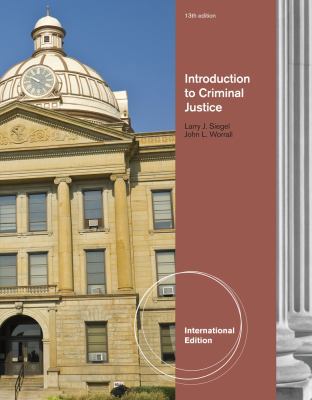 Introduction to Criminal Justice 0495913634 Book Cover