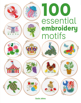 100 Essential Embroidery Motifs B0DZN59KND Book Cover