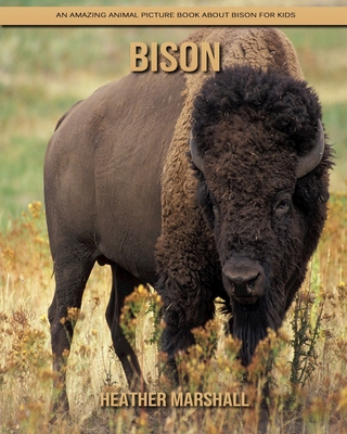 Paperback Bison: An Amazing Animal Picture Book about Bison for Kids [Large Print] Book
