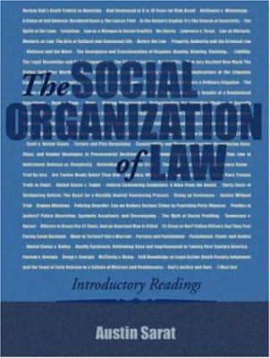 Social Organization of Law: Introductory Readings 1931719209 Book Cover