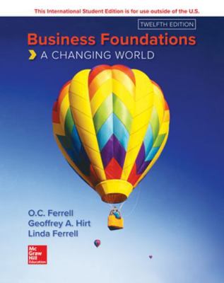 ISE Business Foundations: A Changing World 1260565807 Book Cover