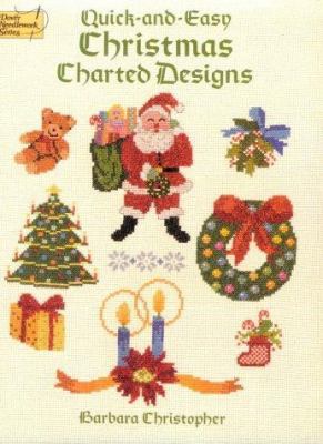 Quick-And-Easy Christmas Charted Designs 048626419X Book Cover