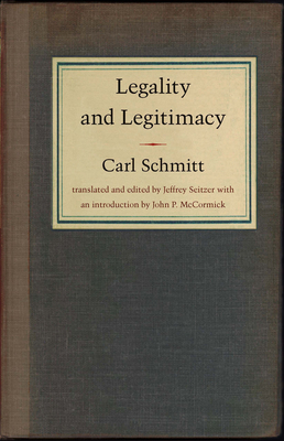 Legality and Legitimacy 0822331748 Book Cover