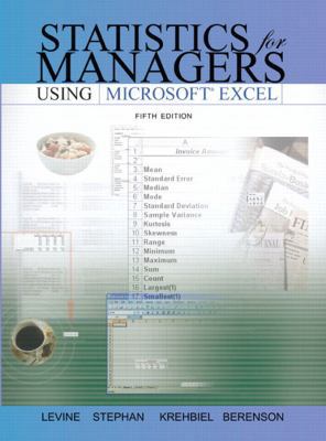 Statistics for Managers Using Microsoft Excel (... 0132295458 Book Cover