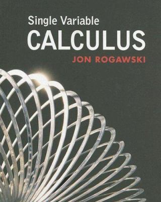 Single Variable Calculus 1429210710 Book Cover