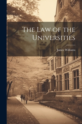 The law of the Universities 1022209833 Book Cover