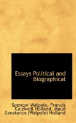 Essays Political and Biographical 1113038829 Book Cover