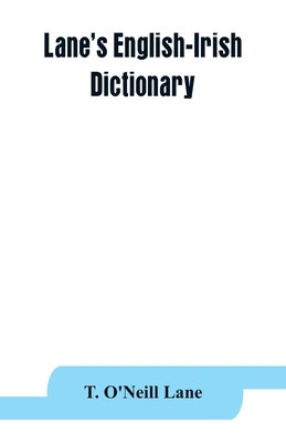 Lane's English-Irish dictionary 9353863740 Book Cover