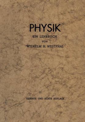 Physik: Ein Lehrbuch [German] 3662319268 Book Cover