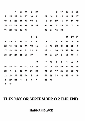 Tuesday or September or the End 1734656239 Book Cover