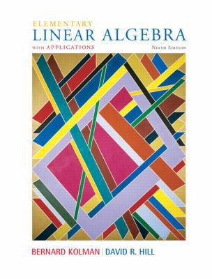 Elementary Linear Algebra with Applications B00A2KKWSS Book Cover