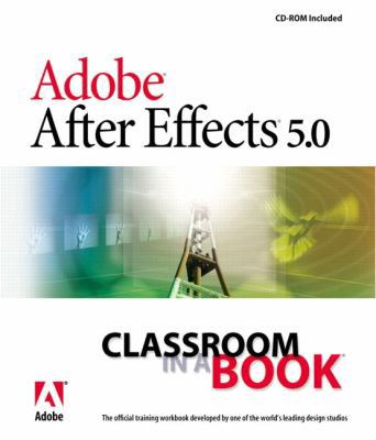 Adobe After Effects 5.0 [With CDROM] 0201741318 Book Cover