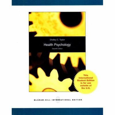 Health Psychology 0071283609 Book Cover