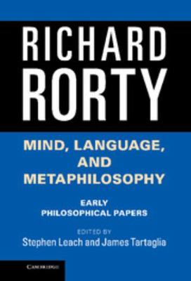 Mind, Language, and Metaphilosophy: Early Philo... 1107039789 Book Cover