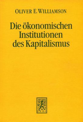 Die Okonomischen Institutionen Des Kapitalismus... [German] 316345433X Book Cover