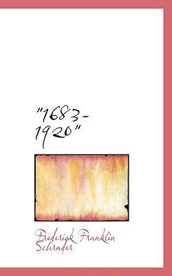 1683-1920 1116229382 Book Cover