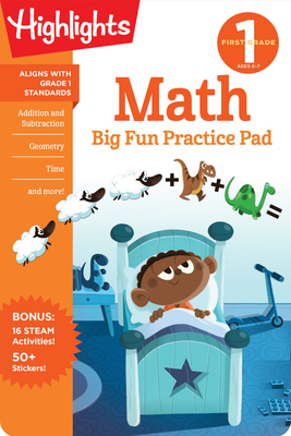 First Grade Math Big Fun Practice Pad 1644726157 Book Cover