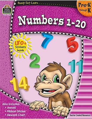 Ready-Set-Learn: Numbers 1-20 Prek-K 1420659642 Book Cover